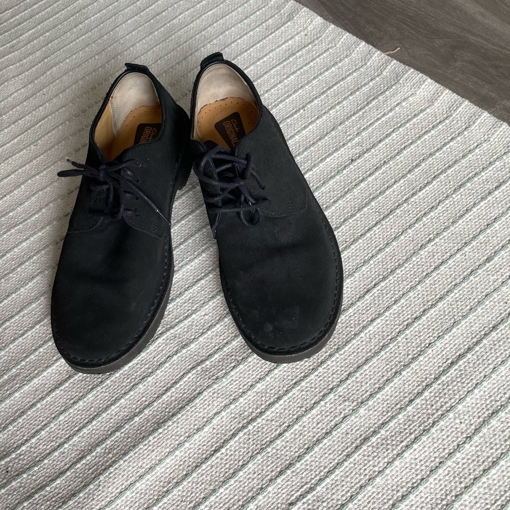 Clarks London suede shoes